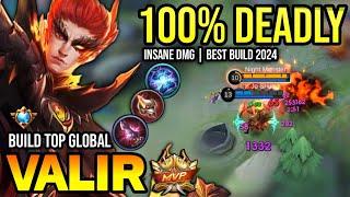 VALIR BEST BUILD 2024 | BUILD TOP GLOBAL VALIR GAMEPLAY | MOBILE LEGENDS