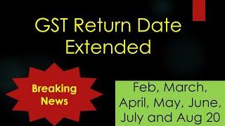 GST Return Due date Extended// Most Awaited Notification//