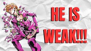 Giorno Giovanna is WEAKER than you think | Jojo's Bizarre Adventure!