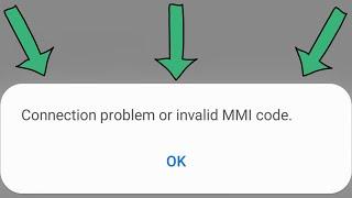 Fix connection problem or invalid mmi code in bsnl,jio 4g sim,airtel & vodafone idea