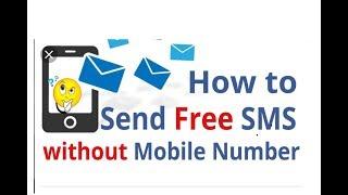 Send free text message without showing your mobile number