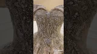 Amanda novias champagne wedding dress 2020 with heavy beading 2020 aliexpress china wedding dress