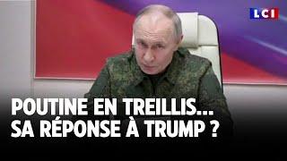 Poutine en treillis... sa réponse à Trump ?｜LCI