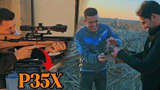 فتح صندوق P35X ..وتصفيرها وتجربتها بصيد