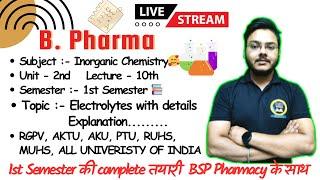 Physiological Acid & Base Balance || B. Pharm 1st Semester || | Pharmaceutical Inorganic Chemistry |