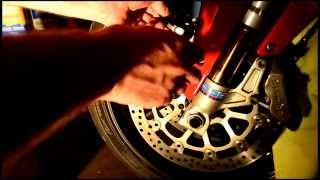 HOW TO: Change the brake pads on your Ducati 999 sportbike