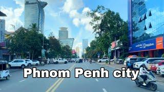 Driving in Phnom Penh city in the morning | Phnom Penh 2024