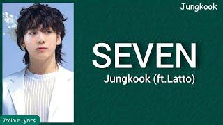 Jungkook Seven - (Clean Version) (ft.Latto) | Easy Lyrics | ⁠#lyrics #seven #jk @HYBELABELS @BTS