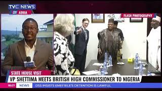 Vice President Kashim Shettima Meets British High Commissioner To Nigeria