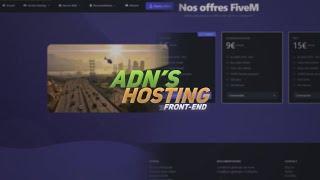 ADN'S | Hosting 'Front-end' | Website FiveM