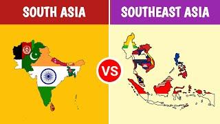 South Asia vs Southeast Asia Comparison 2023 | South Asia 2023 vs Asean 2023 Comparison