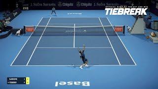 TIEBREAK - Novak Djokovic Vs Roger Federer I Basel Open I Legendary AI (PS5)