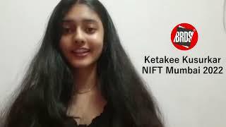 Ketakee Kusurkar | NIFT Admission 2023 | NIFT Coaching 2023 | NIFT Entrance Exam Preparation 2023