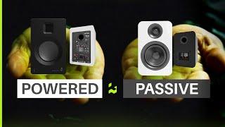 Powered VS Passive Bookshelf Speakers | Which is Best for YOU?