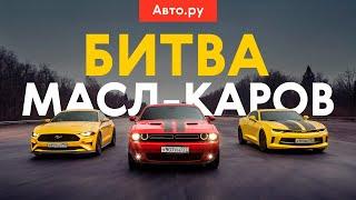 Mustang vs Challenger vs Camaro: американские легенды в России