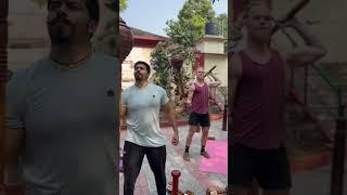 Hanuman Gada swings 12kg, 7.5kg, and 5kg with Jaiveerraj Singh Gohil. Purchase: www.ybfs.in