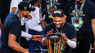 FULL 2024 NBA Cup Trophy Presentation Ceremony 