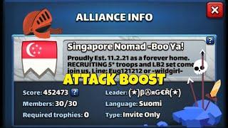 Empires and Puzzles - ATTACK BOOST - War Hits vs Singapore Nomad -Boo Ya! - Wojna z Singapore Nomad