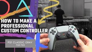 How to make a Professional PS1 Classic Gray PS5 Controller | LaZa Modz