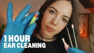 ASMR | 1 Hour Of Intense Ear Cleaning (asmr for work/studying)
