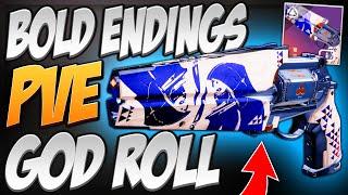 Bold Endings (Stasis Burst Hand Cannon) PvE God Roll | Destiny 2 The Final Shape