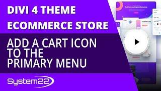 Divi 4 Ecommerce Add A Cart Icon To The Primary Menu 