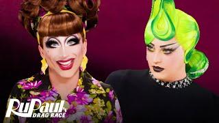 The Pit Stop S15 E12  | Bianca Del Rio & Laganja Estranja Reunite! | RuPaul’s Drag Race S15