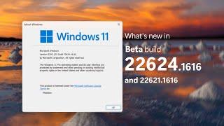 Windows 11 Beta builds 22624.1616 + 22621.1616 and what's new - More global captions