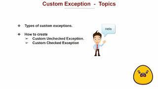 04. Create Custom Exceptions & It's Types - Java Interview