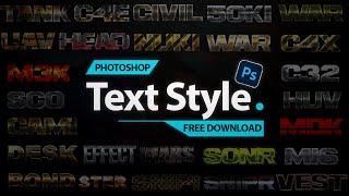 FREE TEXT STYLE PACK | Free Download Photoshop