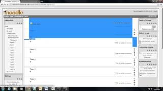 Moodle 2: Starting from scratch