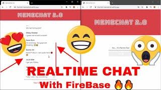 How to MAKE and PUBLISH a Chat website with Firebase using HTML & JavaScript