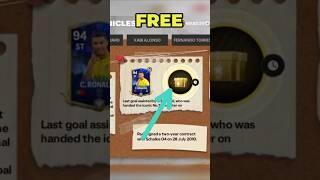 HOW TO GET FREE RONALDO PACK OPENING ICON CHRONICLES IN EA FC FIFA MOBILE 24 #Shorts #fcmobile