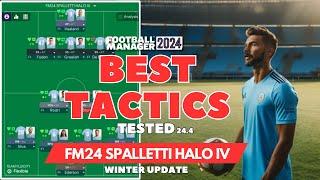 The Best Tactics on FM24 Tested - FM24 SPALLETTI HALO IV - Football Manager 2024 v24.4
