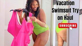 Plus Size Bikini Swimsuit Vacation Try on Haul & Review| Size Large