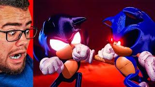 Who Won DARK SONIC vs SONIC.EXE Fight! (Animation)