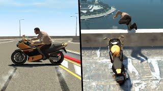 GTA IV - Brutal Motorcycle Crashes Vol. 6 (Euphoria Ragdolls)
