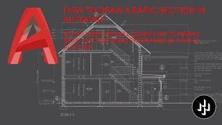 HOW TO DRAW BASIC SECTION IN AUTOCAD: