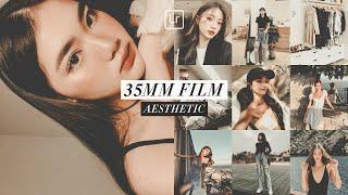 How to edit 35MM FILM AESTHETIC PRESET Lightroom Mobile Tutorial Free DNG