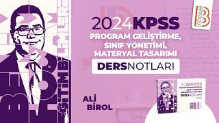 16)KPSS Eğitim Bilimleri-Sınıf Yönetimi - İletişim - Ali Birol - 2024