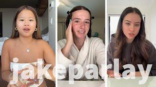 Makeup Tutorial Tiktok Compilation - GRWM  ( Get Ready With Me ) ️(Skincare, Makeup, Outfits) 815