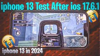 IPHONE 13 BGMI Test After IOS 17.6.1 Update |Lag? | Frame Drop?| Iphone 13 in 2024