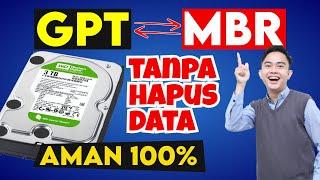 AMAN! Cara Mengubah Partisi GPT ke MBR tanpa Menghapus Data dengan AOMEI