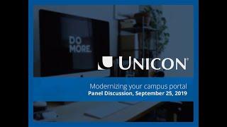 Webinar: Modernizing Your Campus Portal