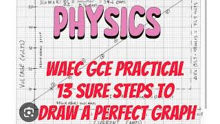 WAEC GCE 2024: 13 Essential Steps to Draw a Perfect Graph