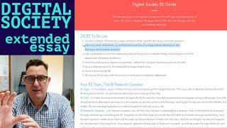 EE Guide for Digital Society IB DP: Extended Essay Video 2