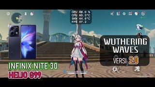 Wuthering Waves versi 2.0 Gameplay & Tes FPS - Infinix Note 30│Mediatek Helio G99