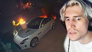 When Blowing Up Your Enemy's Car Goes Wrong | xQc Reacts