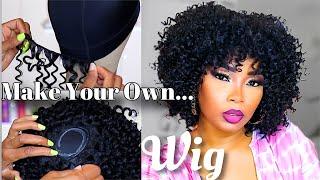 DIY Quick Weave Using Outre Purple Pack Jerry Curl by Karrill DaDiva