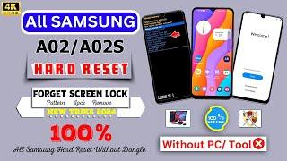 Samsung A02/A02S Hard Reset Unlock Any Android Phone  Samsung A02/A02S Hard Reset Forgot Password